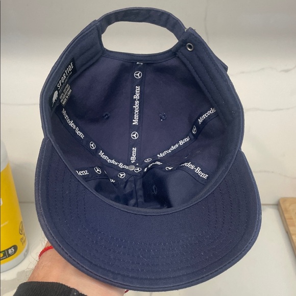 Mercedes-Benz Navy Blue Adjustable Cap – Unisex 5-Panel - Picture 3 of 5